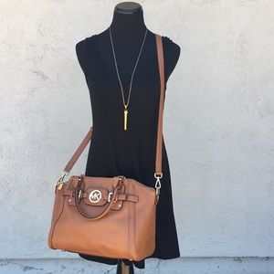 MICHAEL Michael Kors Hudson Luggage Satchel.